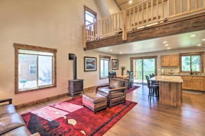 Woodsy Lakeview Cabin with Fire Pit and Balcony